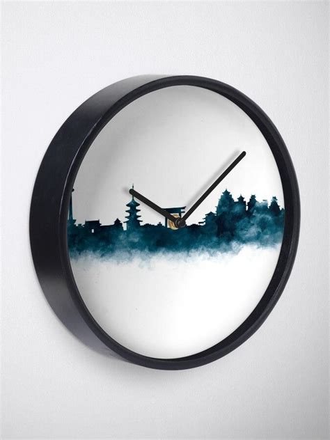 Kyoto Skyline Clock For Sale By Monnprint Clock Beautiful