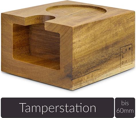 Lambda Coffee Tamperstation Mm F R Barista Aus Akazienholz I Aus