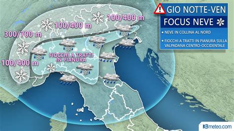 Meteo Neve In Arrivo Anche In Pianura Mappe Citta A Rischio E