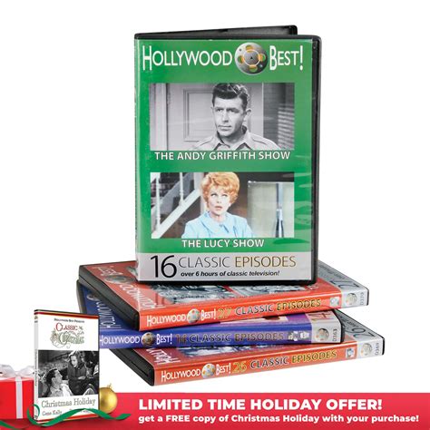 Hollywood Best Classic TV Episodes DVD Set + FREE Christmas Holiday DVD