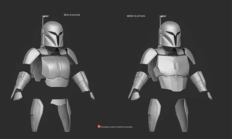 Armor Inspired By Bo Katan From Mandalorian Stl Files Etsy