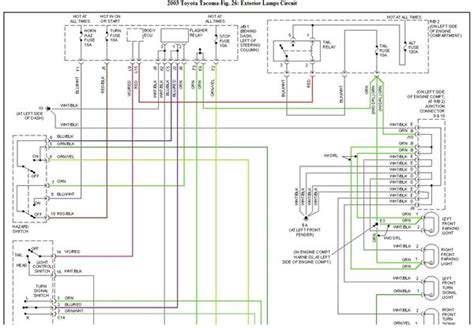 Toyota Tacoma Tail Light Wiring Diagram