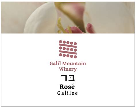 Rose Bar Galil Mountain Winery Skurnik Wines Spirits