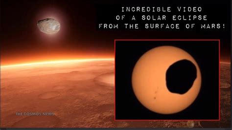 Mars Moon Phobos Makes Incredible Solar Eclipse On Mars NASA ...