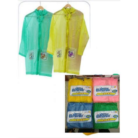 Jual Raincoat Jas Hujan Elmondo Remaja Kidd 502 Terusan Atasan Shopee