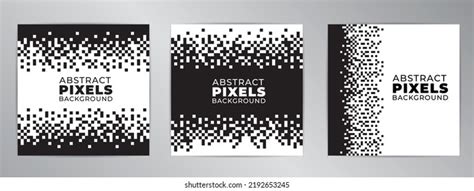 Modern Banner Design Pixel Cover Background Stock Vector (Royalty Free ...