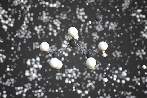 Molécula De Propano Hecha Con Bolas Modelo Científico Molecular