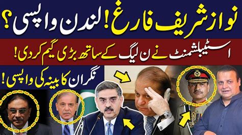 Establishment Vs Nawaz Sharif Pmln Is In Big Trouble Care Taker