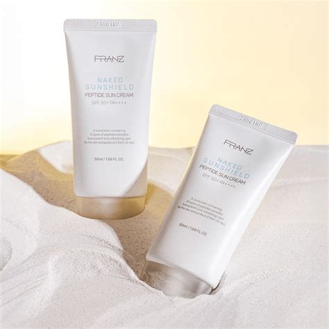 Franz Naked Sunshield Peptide Sunblock Sunscreen มล Shopee Thailand