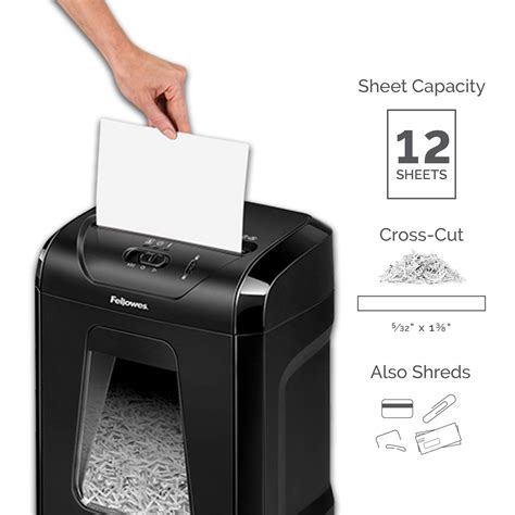 Powershred 12C15 12 Sheet Cross Cut Paper Shredder 4014401