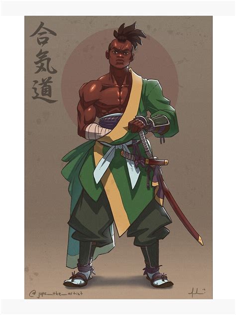 "Yasuke The Black Samurai " Poster for Sale by i3Enigma | Redbubble