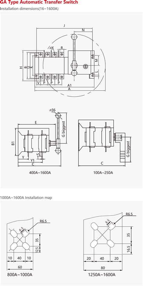 China China Best 200a Mccb Factory YCS1 Automatic Transfer Switch