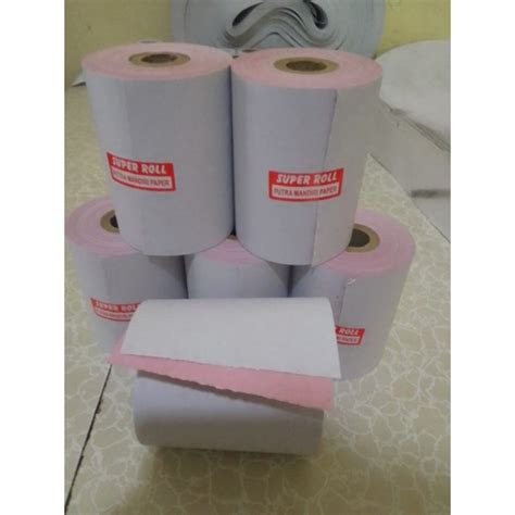 Jual Kertas Kasir NCR 2PLY 75x60 Struk Rangkap 2PLY Shopee Indonesia