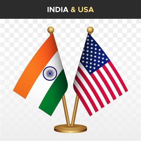 Premium Vector | India vs usa united states america flags indian 3d ...