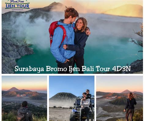 Surabaya Bromo Ijen Bali Tour 4D3N Bromo Ijen Tour Packages