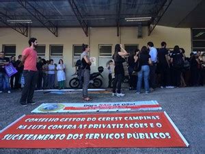 G Grupo Faz Passeata Em Campinas Contra Privatiza O Em Hospital