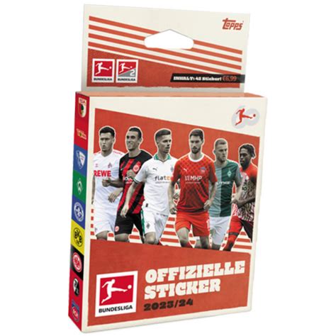 Topps Bundesliga Sticker Fu Ball Sammelsticker Blister