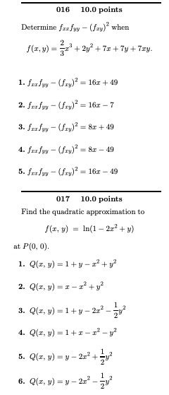 Solved Determine Fxyfyy−fxy2 When