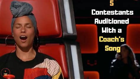 5 Contestants On The Voice Who Auditioned With A Coachs Song Top