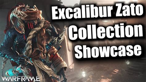 Warframe Excalibur Zato Collection Showcase Youtube