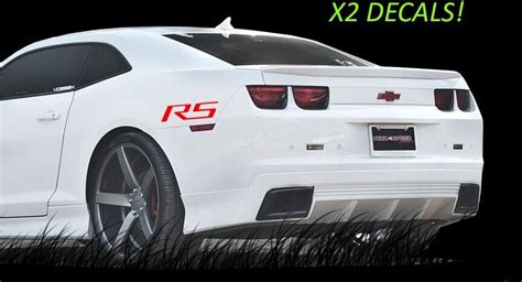 2 Rs Decals 2010 2024 Chevrolet Camaro Compatible Racing Decal