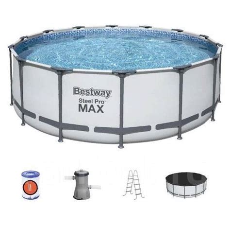 Бассейн каркасный Bestway Steel Pro Max 56438 457х122см, новый, под ...