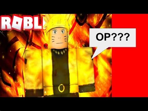 Awakening The Naruto Chakra Mode In Roblox Roblox Naruto Tycoon