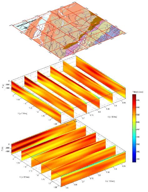 Projected Tectonic Map Of The Research Area Fribourg Switzerland On