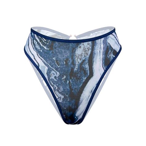 Storm High Waisted Cheeky Monique Morin Lingerie Wolf Badger