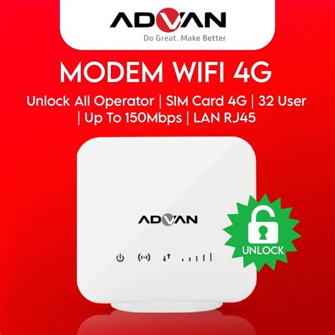 Advan Router Modem Wifi G Unlock All Operator Advan Cpe X Lazada