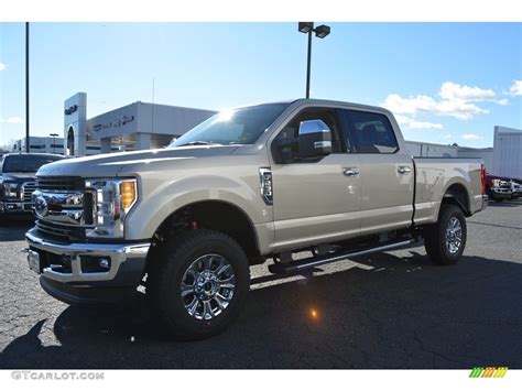 White Gold Ford F Super Duty Xlt Crew Cab X Photo