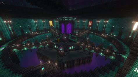 Giant Netherhub Build Timelapse Minecraft YouTube