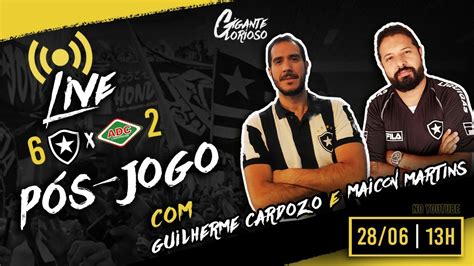 PÓS JOGO BOTAFOGO 6X2 CABOFRIENSE YouTube