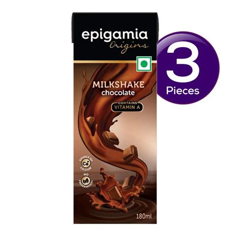 Epigamia Chocolate Milkshake Combo Ml X Buy Online At Near Me