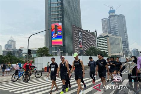 Dishub Dki Antusias Warga Tinggi Saat Ikut Car Free Day Di Jakarta