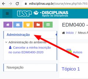 Se desinscrever após trancamento Documentação dos Moodles da USP