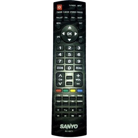 SANYO Archives | TV Remote Controls