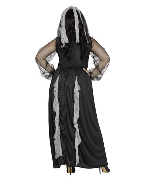 Skeleton Bride Costume Plus Size Xl Oversized Halloween Costumes Horror