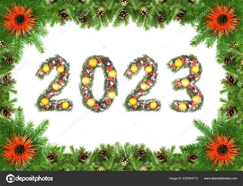 Christmas Tree Framework 2023 Number Made Christmas Tree Branches ...