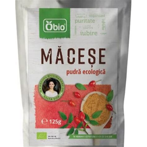 Pulbere De Macese Eco 125g Obio EMAG Ro