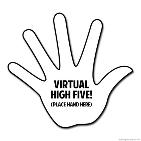 virtual high five on Tumblr