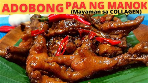 ADOBONG PAA NG MANOK Spicy And Sweet Chicken Feet Adobo EASY