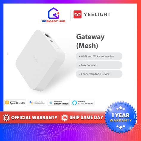 Yeelight Mesh Gateway Hub (Supporting Device For Mesh Lighting Products ...