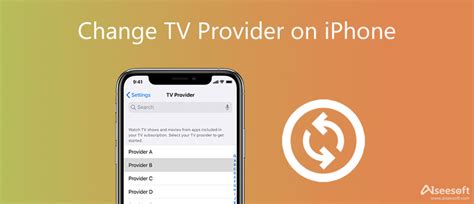 how to change service provider on iphone