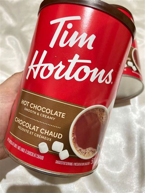 Tim Hortons Hot Chocolate 500g Food Drinks Beverages On Carousell