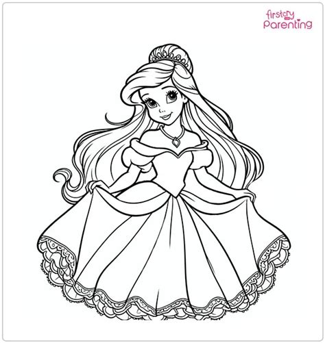 Princess Coloring Pages Printables