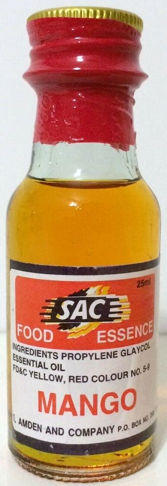 Sac Artificial Flavor Mango 25 Ml 51048 DesiClik USA