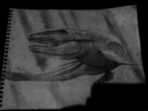 Jurassic World Mosasaurus Sketch By Shean10 On Deviantart