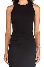 James Perse Skinny Tucked Tank Dress In Black REVOLVE