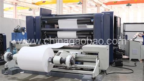 Automatic Jumbo Paper Roll Cutter Slitter Rewinder Cutting Rewinding